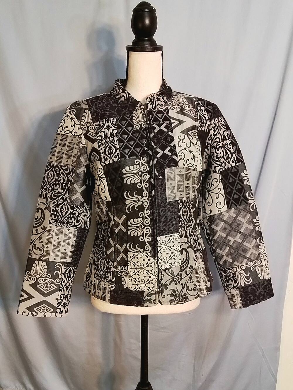 Christopher and Banks black and gray dress jacket.